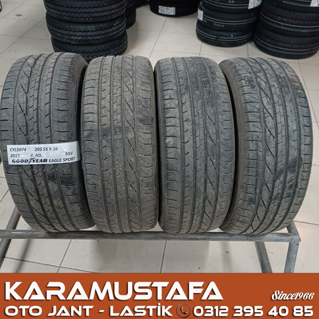 205 55 R 16 GOODYEAR EAGLESPORT 91V * 2018 * 4 ADET * CYL5974