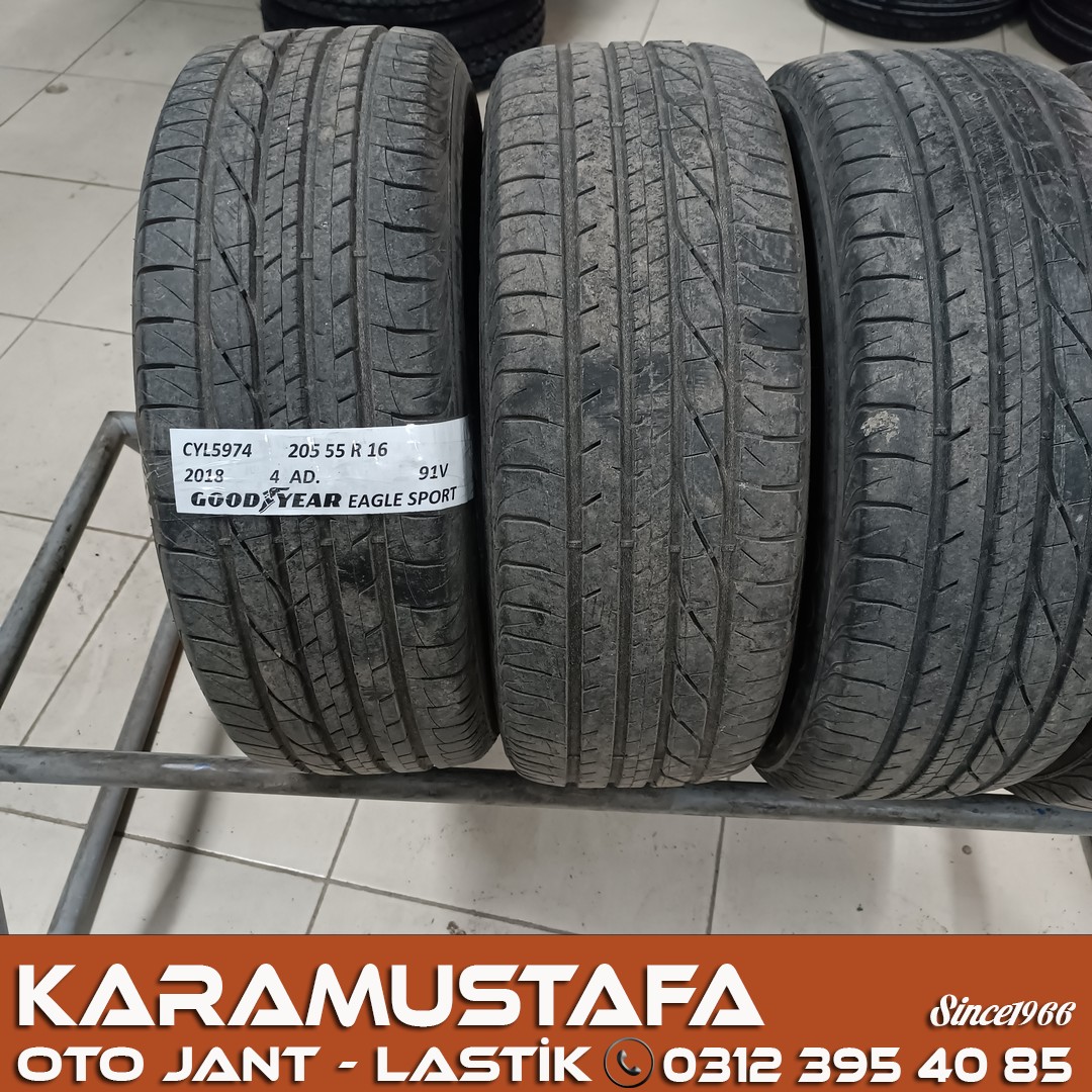 205 55 R 16 GOODYEAR EAGLESPORT 91V * 2018 * 4 ADET * CYL5974