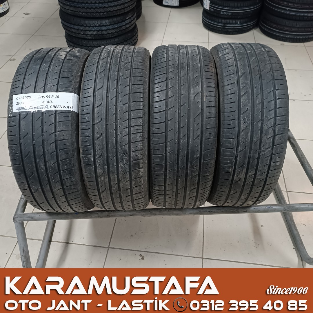 205 55 R 16 LASSA GREENWAYS 91V * 2021 * 4 ADET * CYL5975