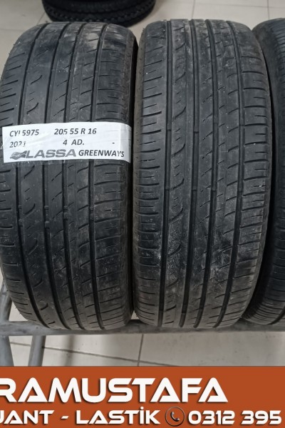 205 55 R 16 LASSA GREENWAYS 91V * 2021 * 4 ADET * CYL5975 **