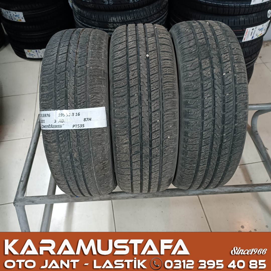 195 55 R 16 PETLAS PT535 87H * 2021 * 3 ADET * CYL5976