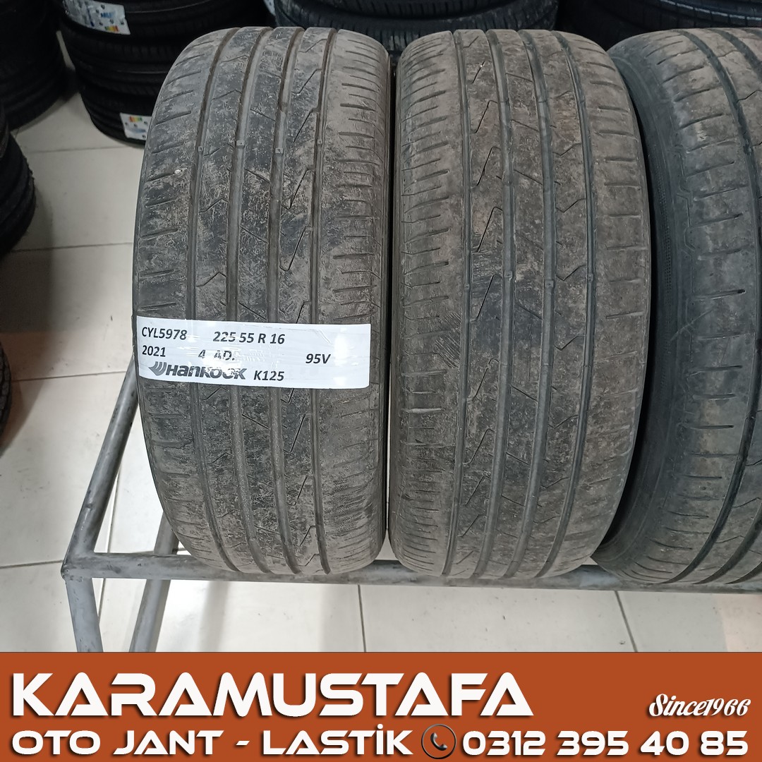 225 55 R 16 HANKOOK K125 95V * 2021 * 4 ADET * CYL5978