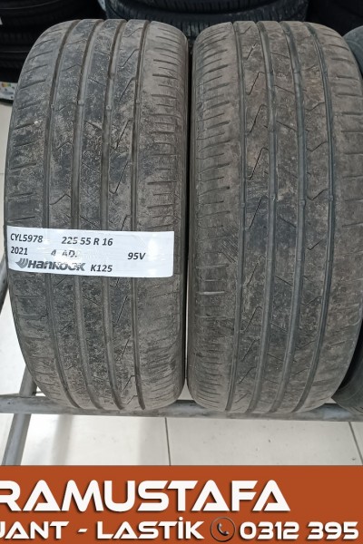 225 55 R 16 HANKOOK K125 95V * 2021 * 4 ADET * CYL5978 **