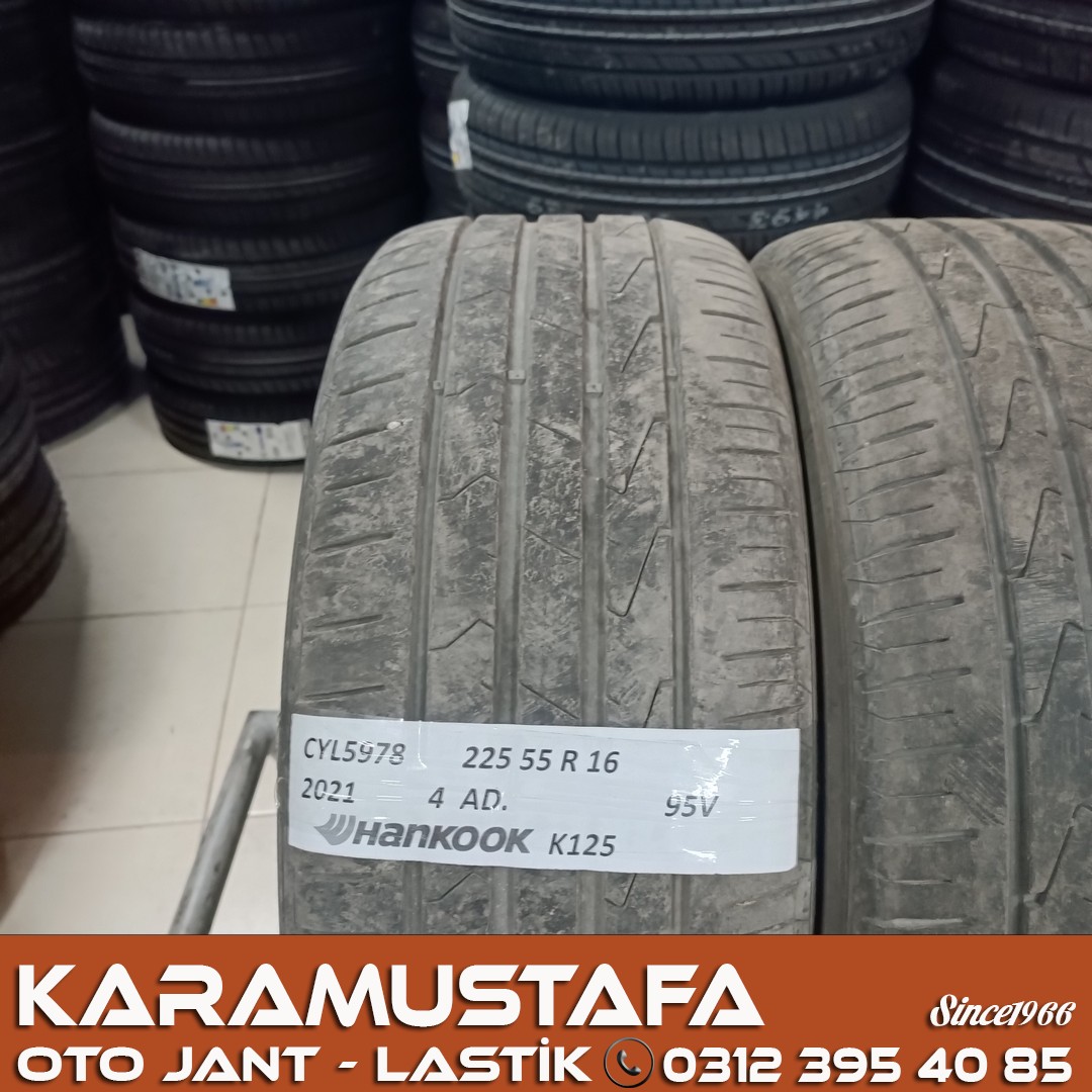 225 55 R 16 HANKOOK K125 95V * 2021 * 4 ADET * CYL5978