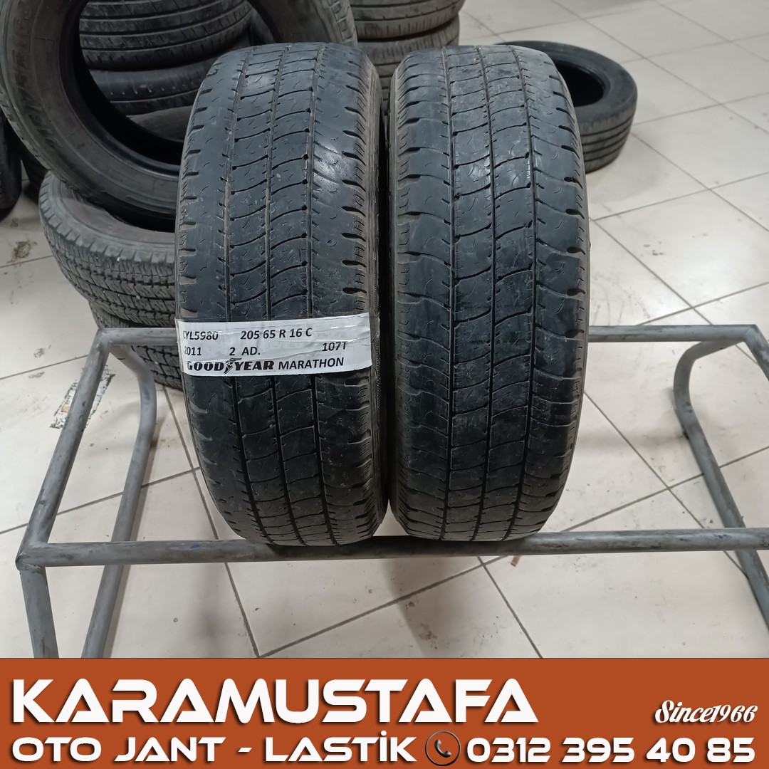 205 65 R 16 GOODYEAR MARATHON 107T * 2011 * 2 ADET * CYL5980