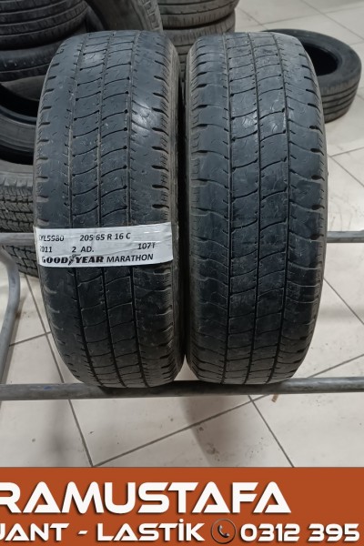 205 65 R 16 GOODYEAR MARATHON 107T * 2011 * 2 ADET * CYL5980 **