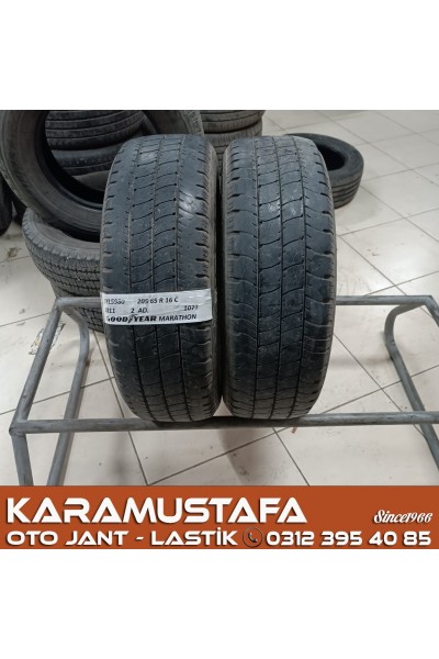 205 65 R 16 GOODYEAR MARATHON 107T * 2011 * 2 ADET * CYL5980 **