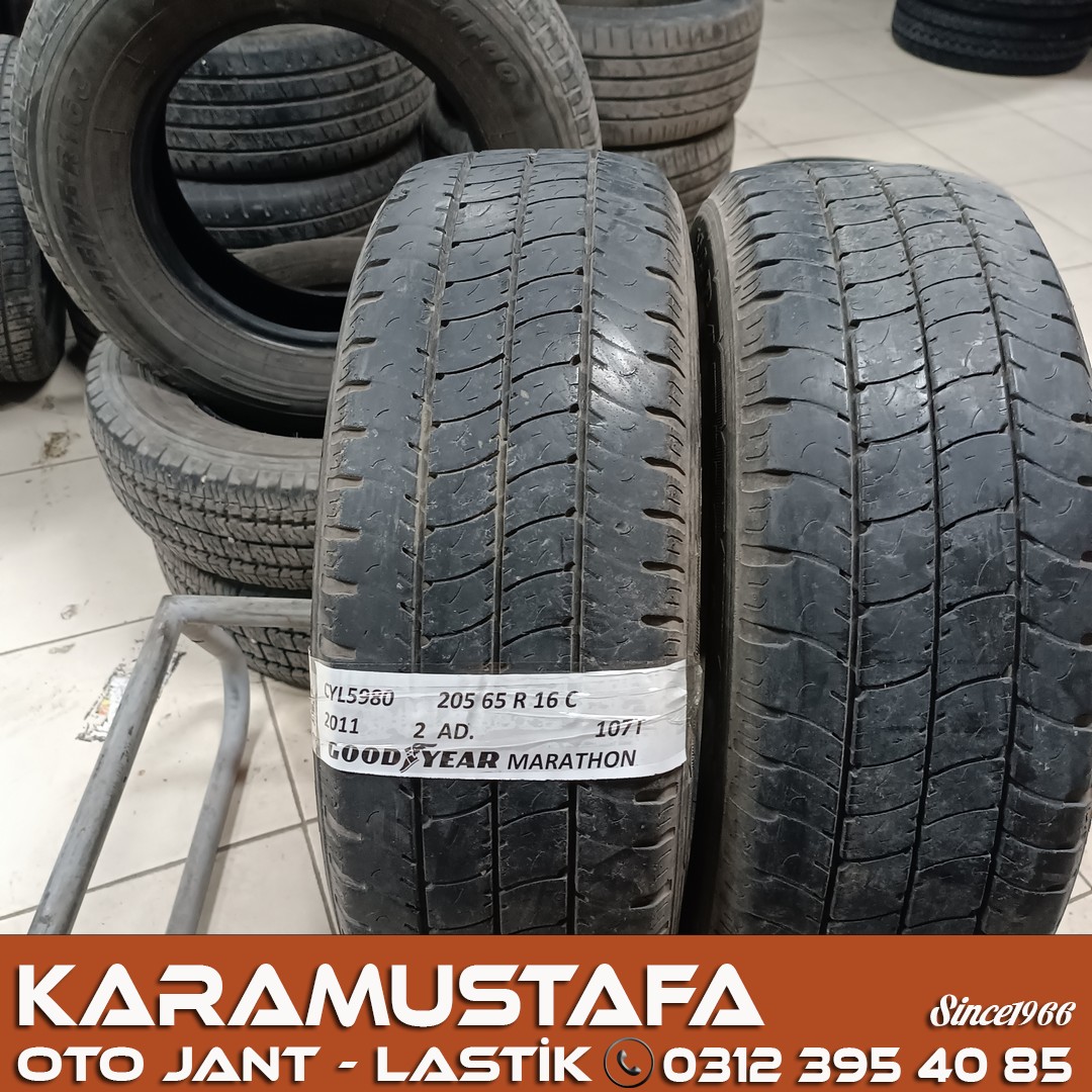 205 65 R 16 GOODYEAR MARATHON 107T * 2011 * 2 ADET * CYL5980