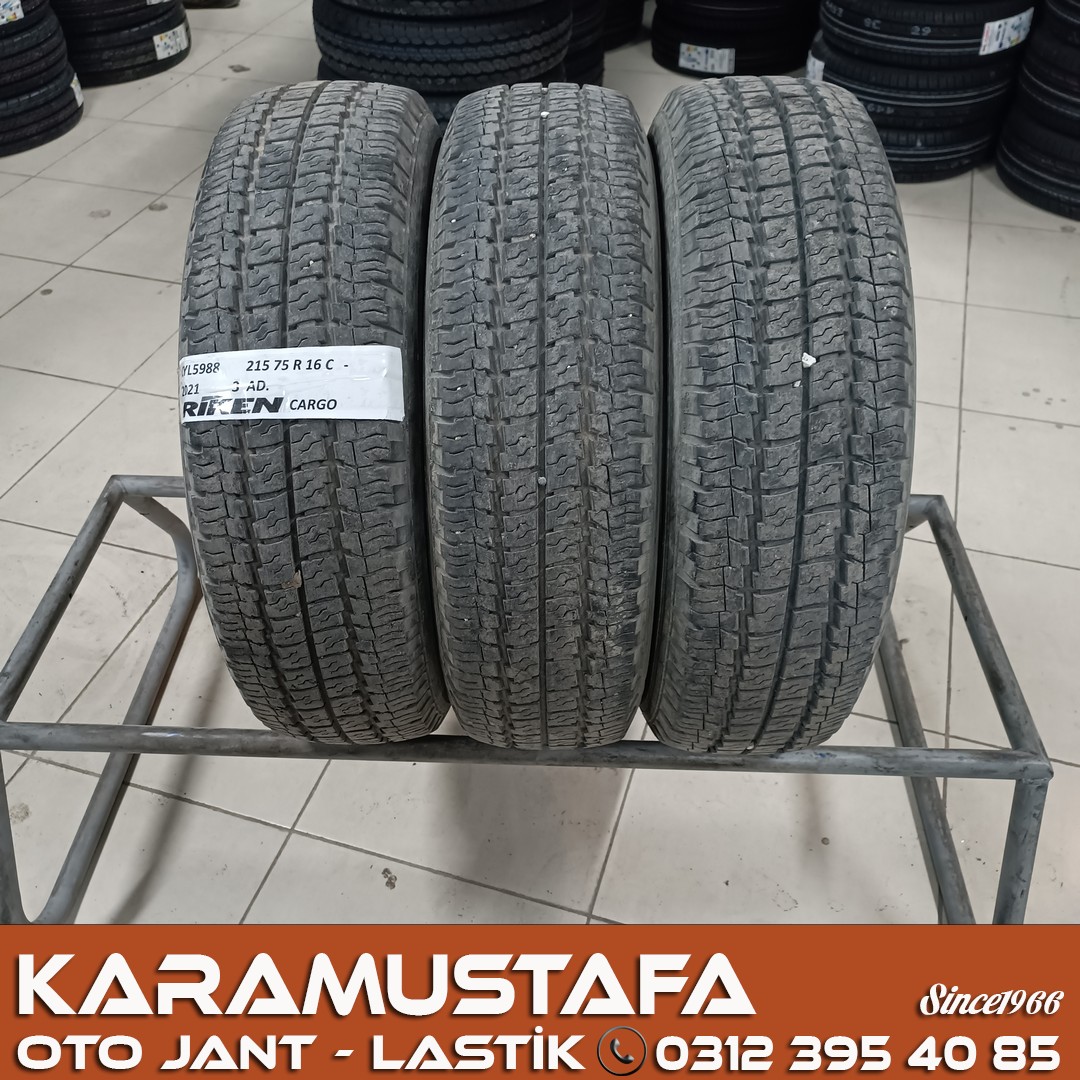 215 75 R 16 RIKEN CARGO 113R * 2021 * 3 ADET * CYL5988