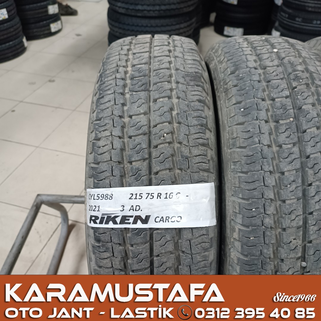 215 75 R 16 RIKEN CARGO 113R * 2021 * 3 ADET * CYL5988