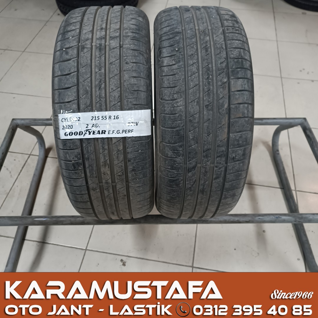 215 55 R 16 GOODYEAR EFGP 97W * 2020 * 2 ADET * CYL5992