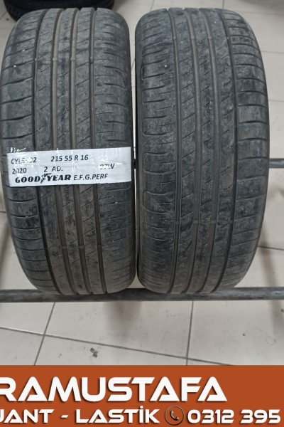 215 55 R 16 GOODYEAR EFGP 97W * 2020 * 2 ADET * CYL5992 **