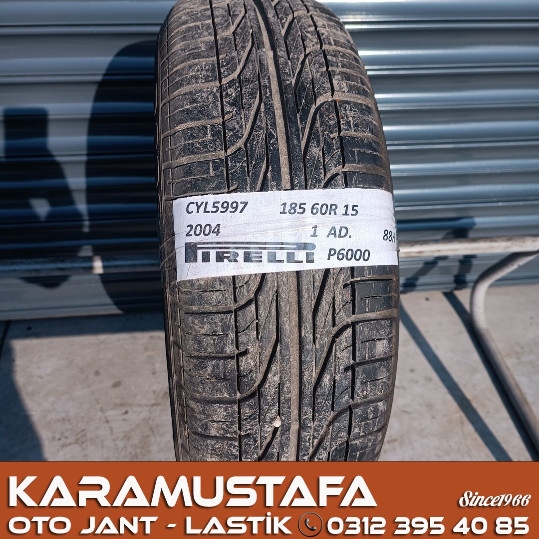 185 60 R 15 PIRELLI P6000 88H * 2004 * 1 ADET * CYL5997