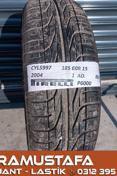 185 60 R 15 PIRELLI P6000 88H * 2004 * 1 ADET * CYL5997 **