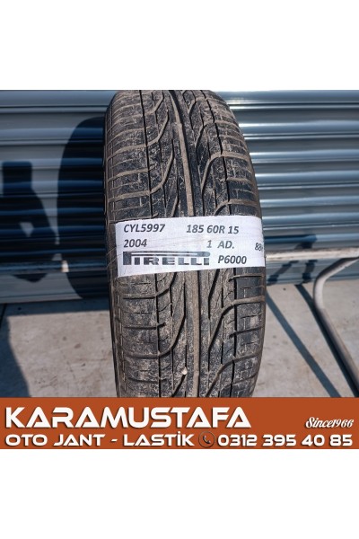 185 60 R 15 PIRELLI P6000 88H * 2004 * 1 ADET * CYL5997 **