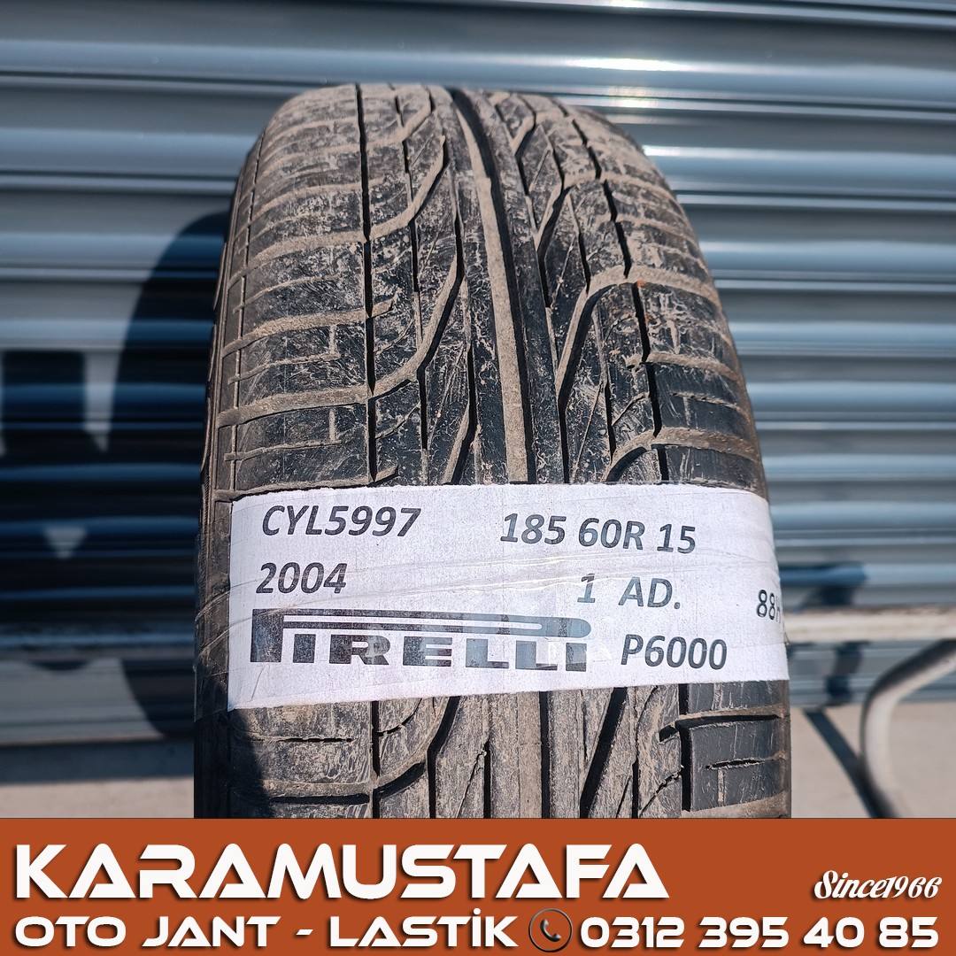 185 60 R 15 PIRELLI P6000 88H * 2004 * 1 ADET * CYL5997