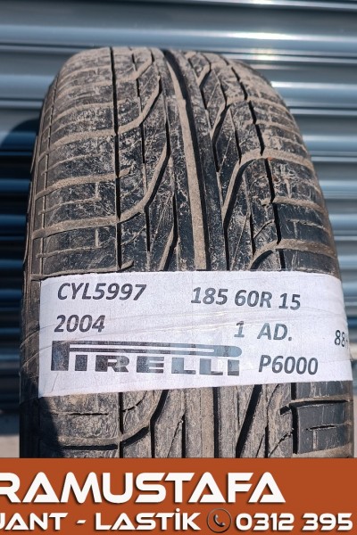 185 60 R 15 PIRELLI P6000 88H * 2004 * 1 ADET * CYL5997 **