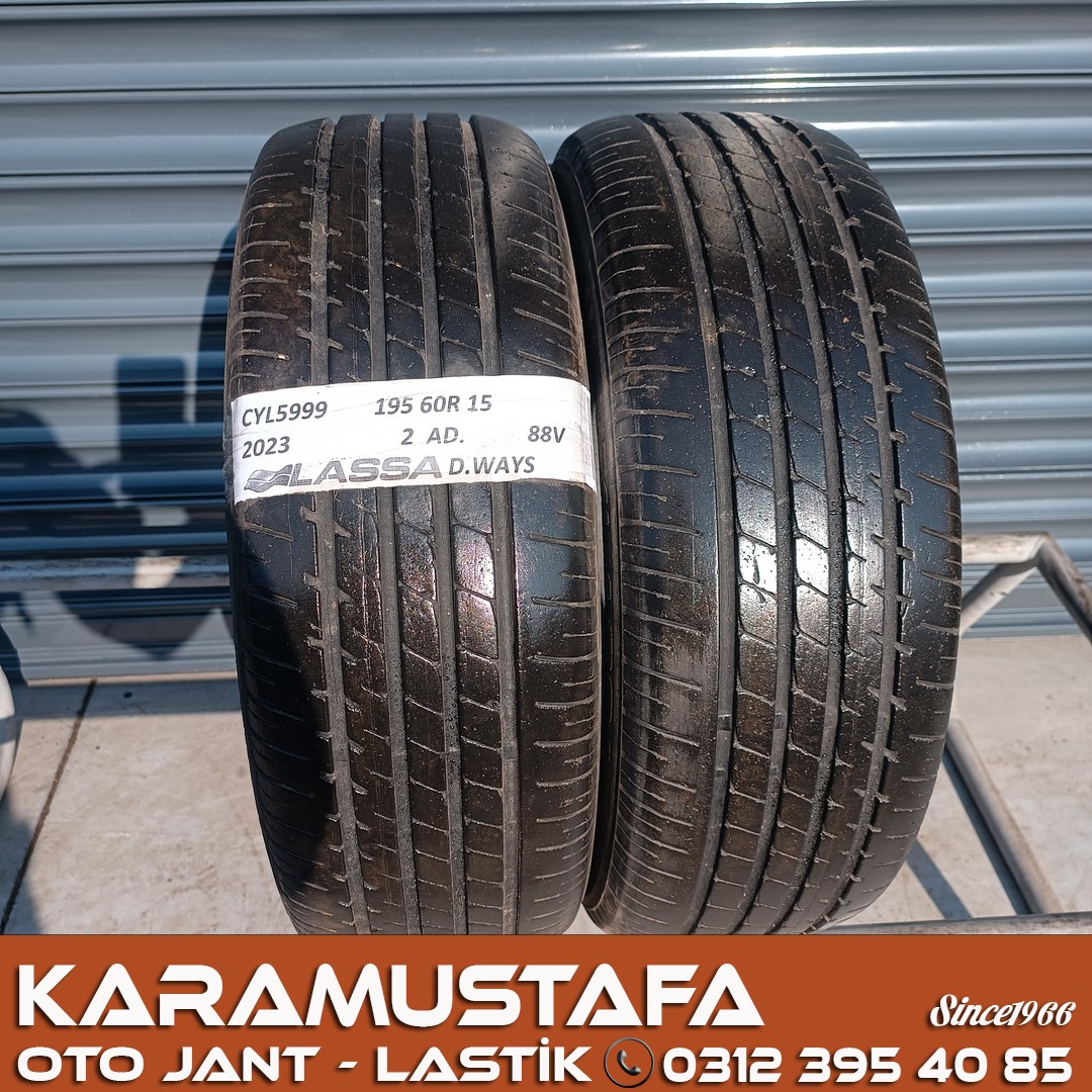 195 60 R 15 LASSA DRIVEWAYS 88V * 2022 * 2 ADET * CYL5999