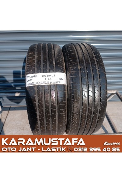 195 60 R 15 LASSA DRIVEWAYS 88V * 2022 * 2 ADET * CYL5999 **