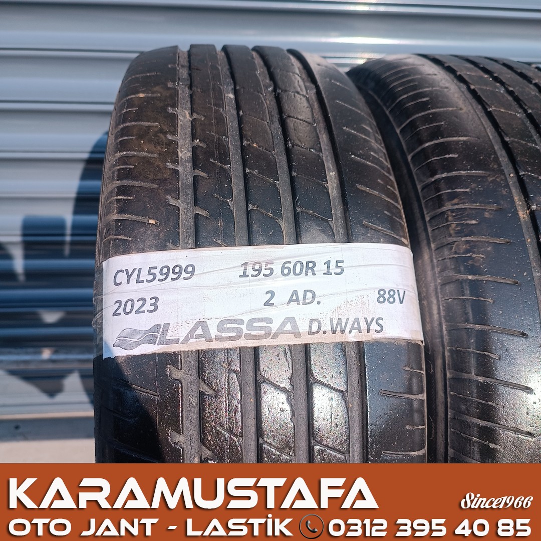 195 60 R 15 LASSA DRIVEWAYS 88V * 2022 * 2 ADET * CYL5999
