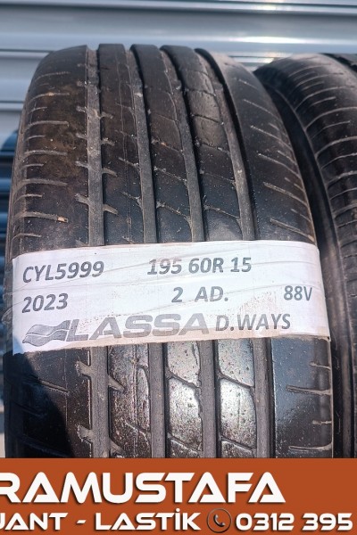 195 60 R 15 LASSA DRIVEWAYS 88V * 2022 * 2 ADET * CYL5999 **