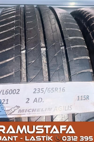 235 65 R 16 MICHELIN AGILIS 115R * 2021 * 2 ADET * CYL6002 **