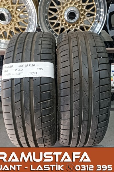 205 45 R 16 PETLAS PT741 97W * 2018 * 2 ADET * CYL6019 **