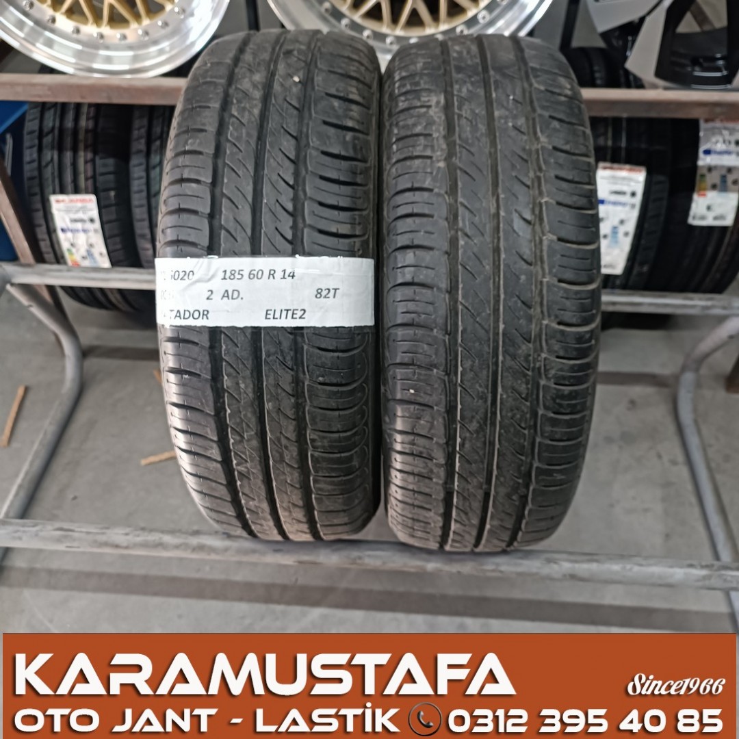 185 60 R 14 MATADOR ELITE2 82T * 2006 * 2 ADET * CYL6020