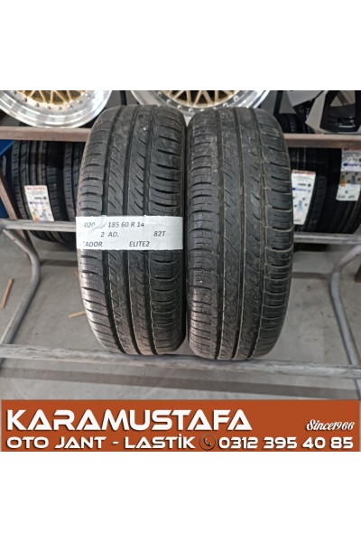 185 60 R 14 MATADOR ELITE2 82T * 2006 * 2 ADET * CYL6020 **