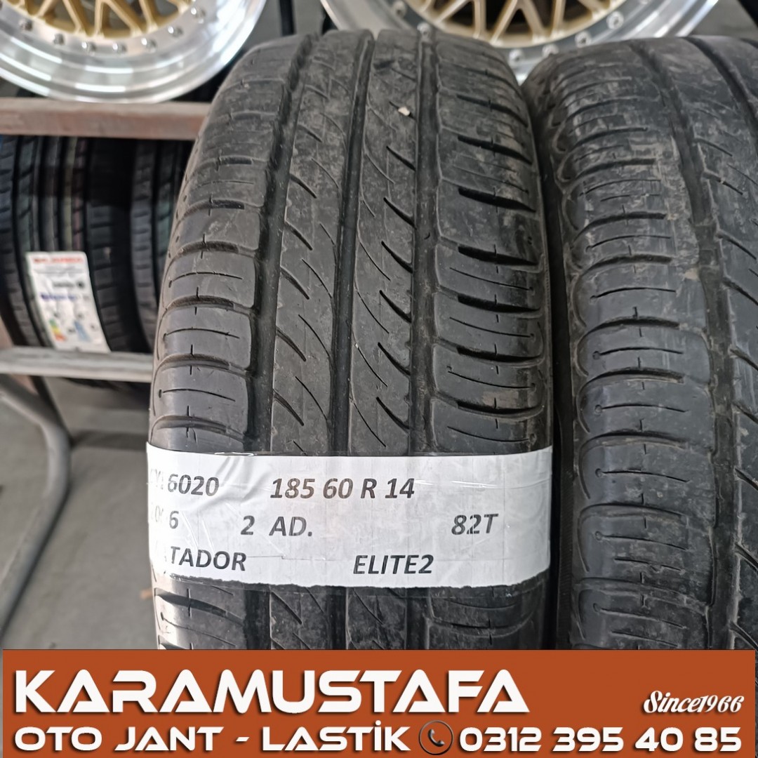 185 60 R 14 MATADOR ELITE2 82T * 2006 * 2 ADET * CYL6020
