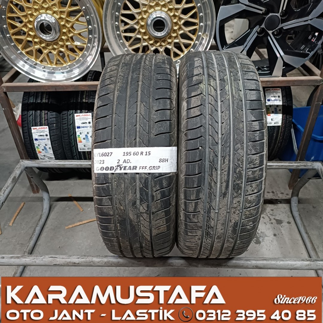 195 60 R 15 GOODYEAR EFG 88H * 2023 * 2 ADET * CYL6027