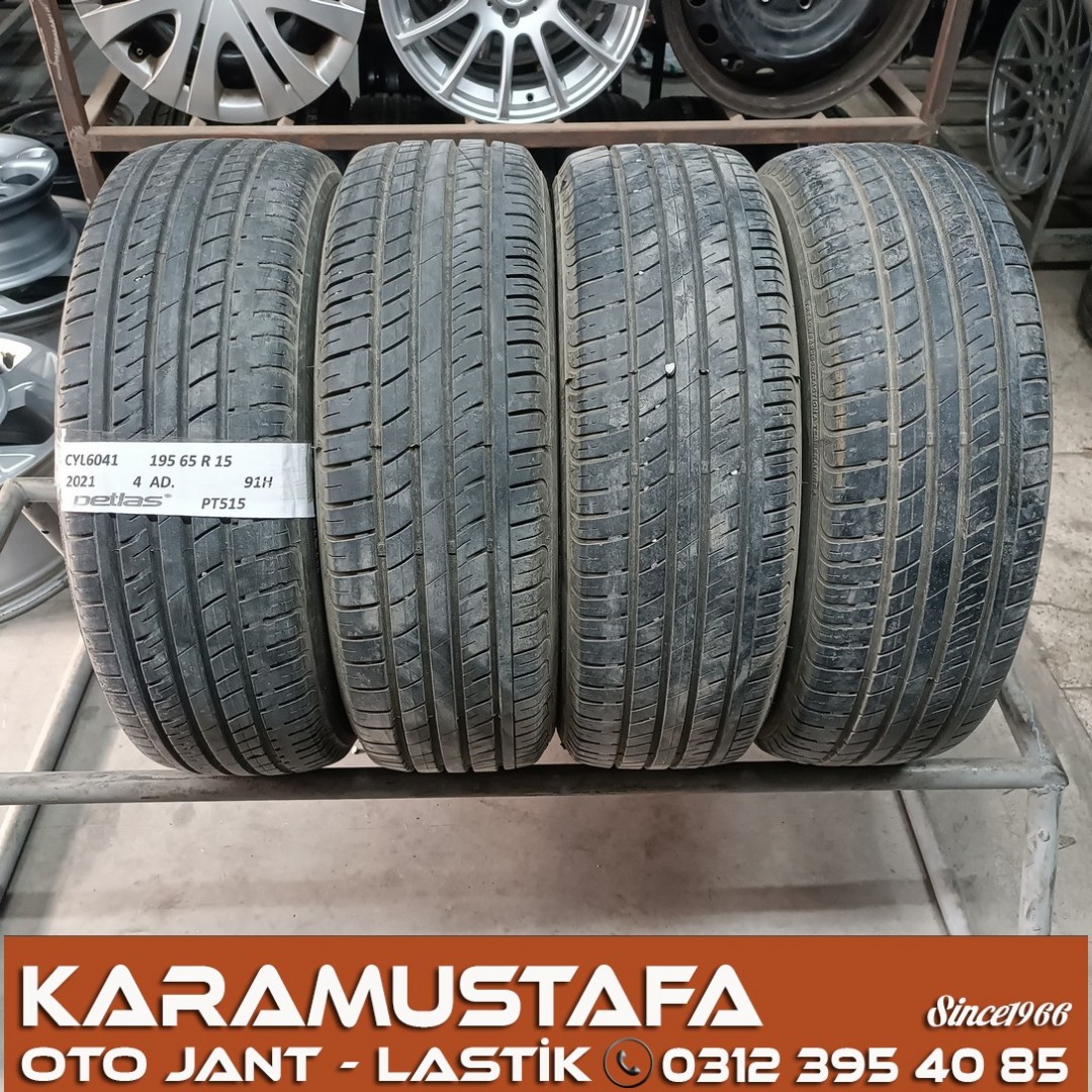 195 65 R 15 PETLAS PT515 91H * 2021 * 4 ADET * CYL6041