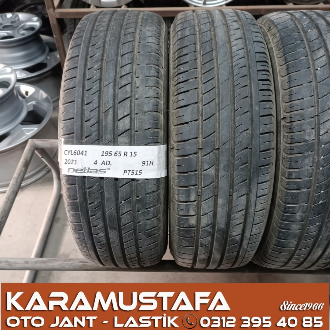 195 65 R 15 PETLAS PT515 91H * 2021 * 4 ADET * CYL6041