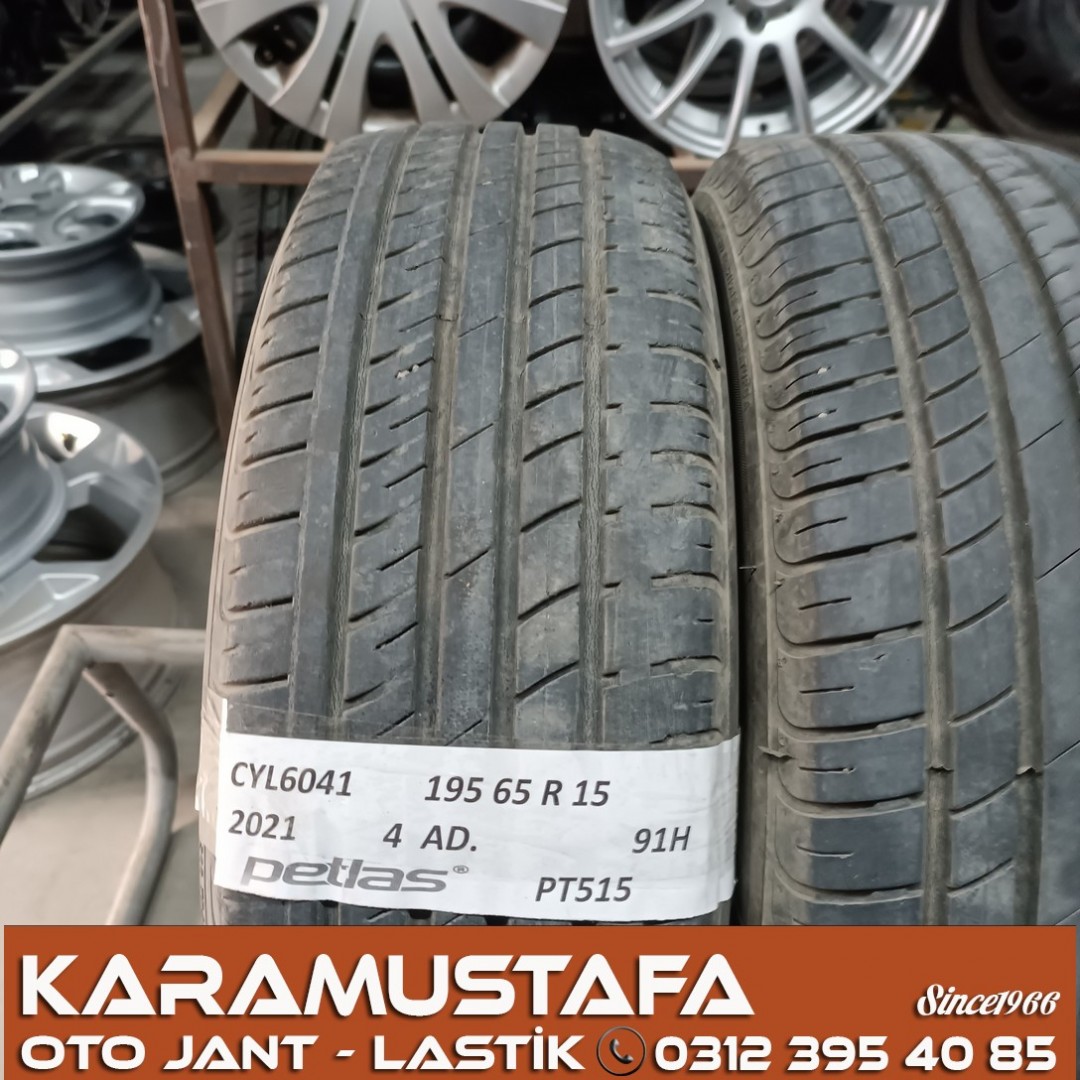 195 65 R 15 PETLAS PT515 91H * 2021 * 4 ADET * CYL6041