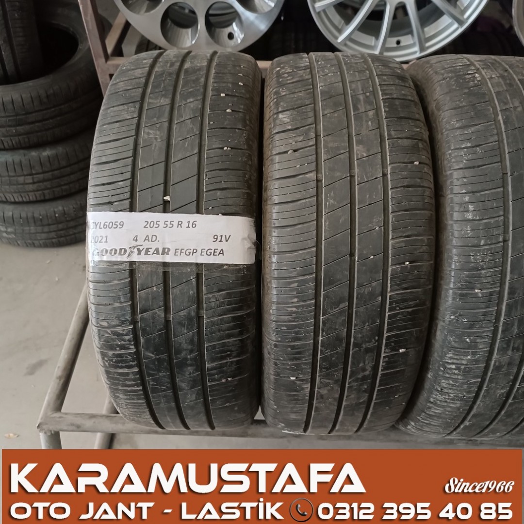 205 55 R 16 GOODYEAR EFGP 91V * 2021 * 4 ADET * CYL6059