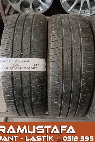 205 55 R 16 GOODYEAR EFGP 91V * 2021 * 4 ADET * CYL6059 **