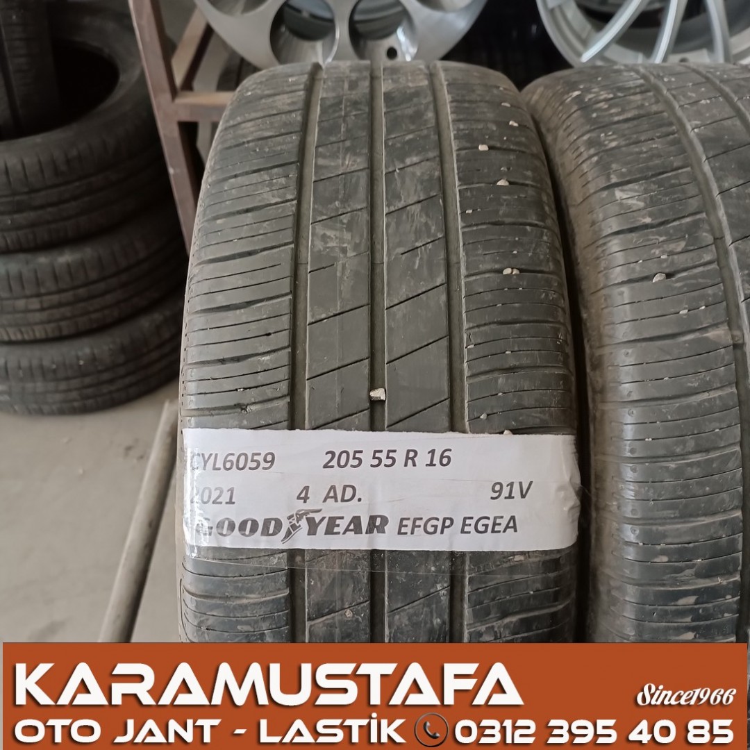 205 55 R 16 GOODYEAR EFGP 91V * 2021 * 4 ADET * CYL6059