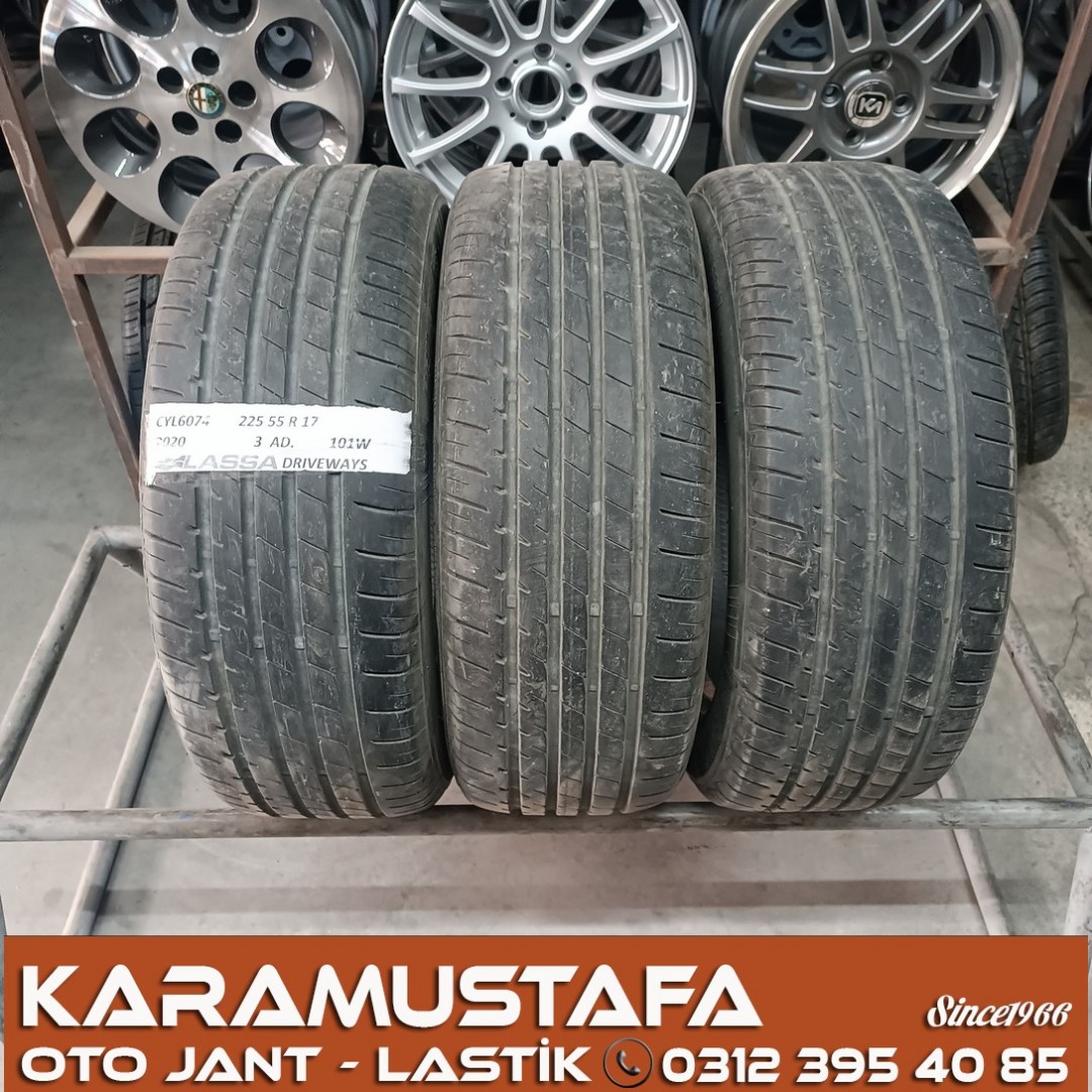 225 55 R 17 LASSA DRIVEWAYS 101W * 2020 * 3 ADET * CYL6074
