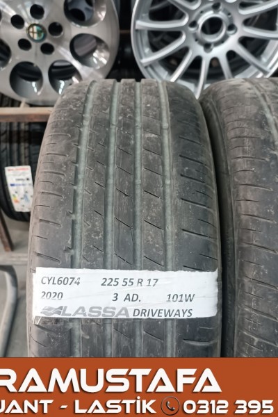225 55 R 17 LASSA DRIVEWAYS 101W * 2020 * 3 ADET * CYL6074 **