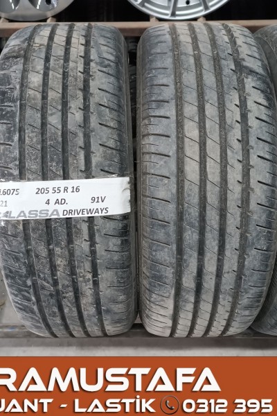 205 55 R 16 LASSA DRIVEWAYS 91V * 2021 * 4 ADET * CYL6075 **