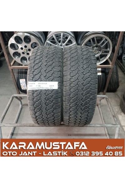 255 55 R 19 GENERAL GRABBER AT3 111H * 2021 * 2 ADET * CYL6078 **