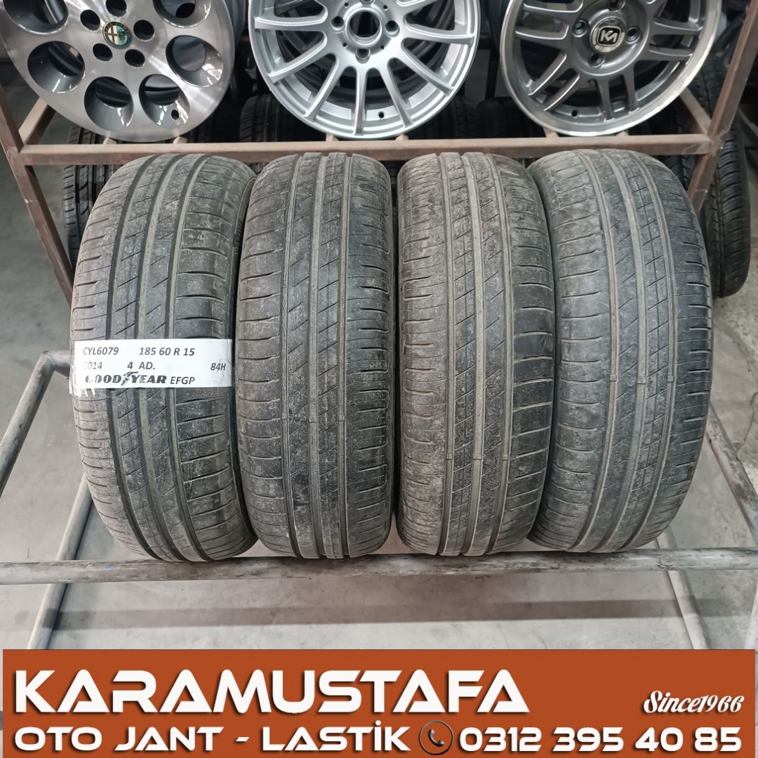 185 60 R 15 GOODYEAR EFGP 84H * 2014 * 4 ADET * CYL6079