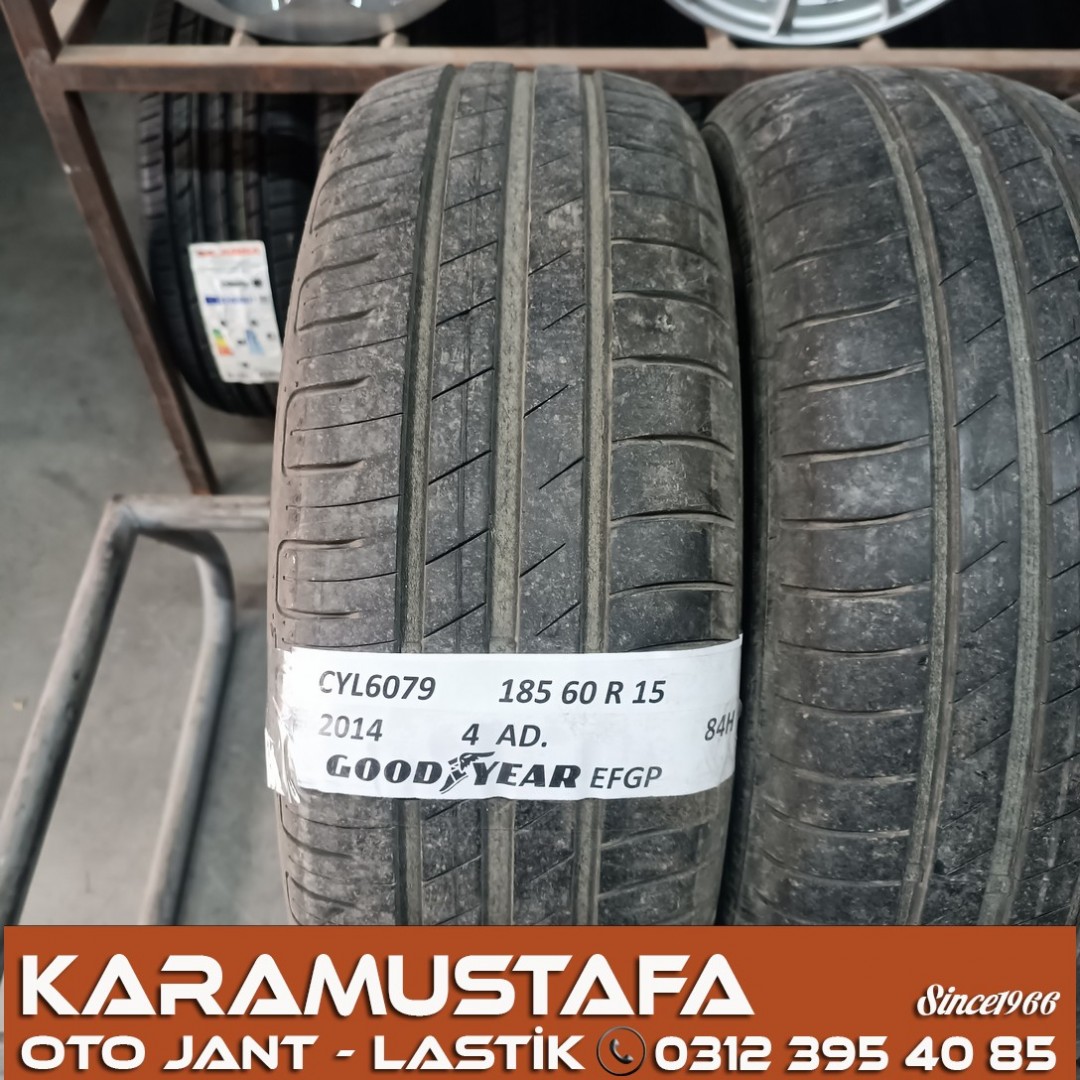 185 60 R 15 GOODYEAR EFGP 84H * 2014 * 4 ADET * CYL6079