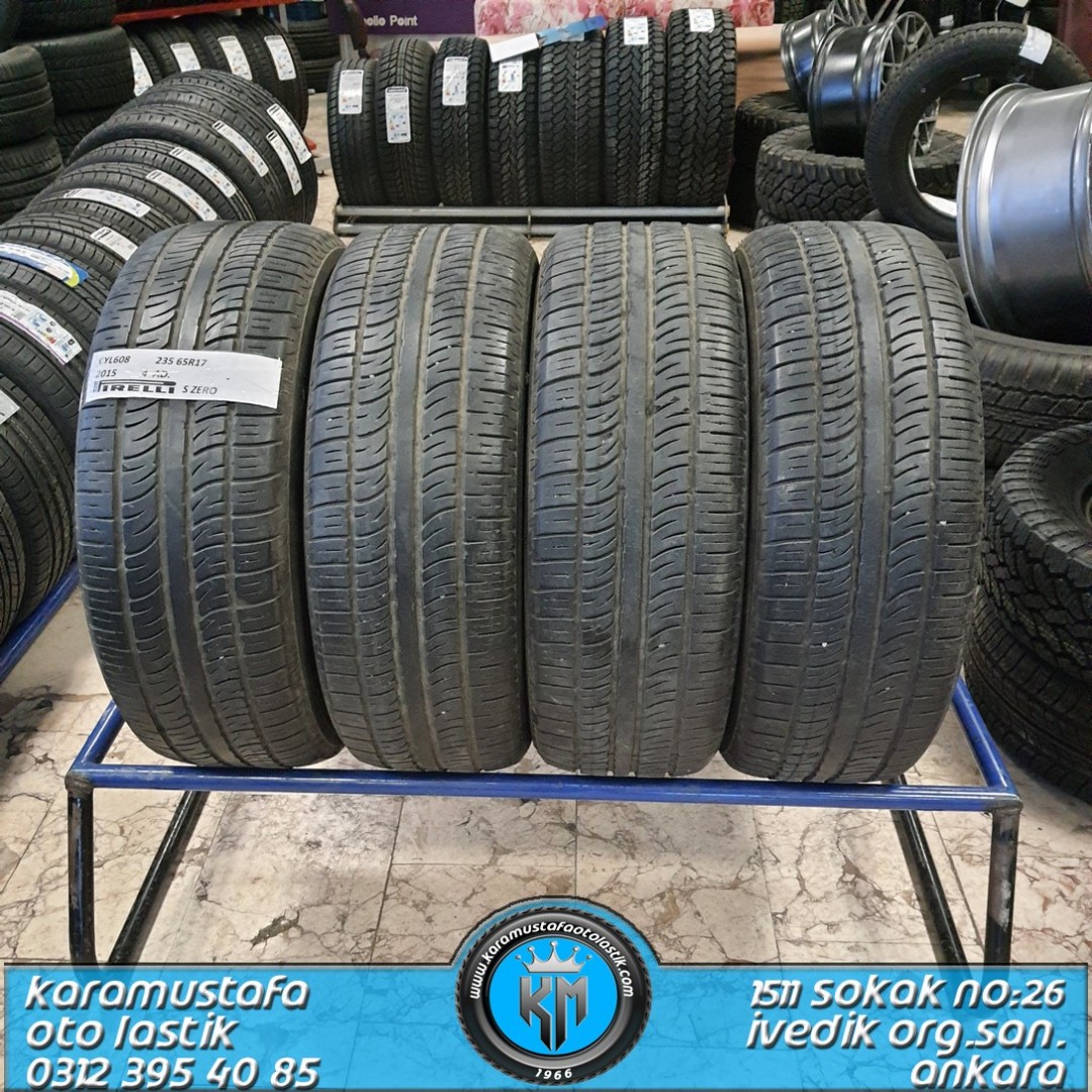 235 65 R 17 PIRELLI SCORPION ZERO 104H * 2015 * 4 ADET * CYL608