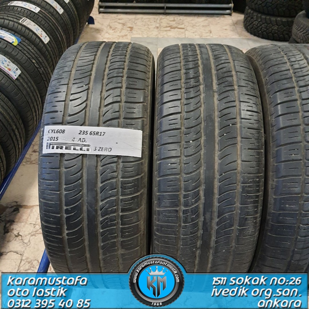 235 65 R 17 PIRELLI SCORPION ZERO 104H * 2015 * 4 ADET * CYL608