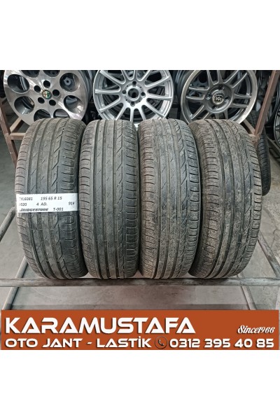 195 65 R 15 BRIDGESTONE T001 91H * 2020 * 4 ADET * CYL6081 **
