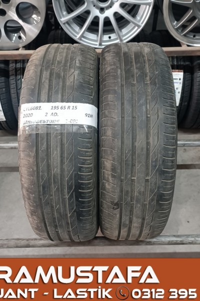 195 65 R 15 BRIDGESTONE T001 91H * 2020 * 2 ADET * CYL6082 **