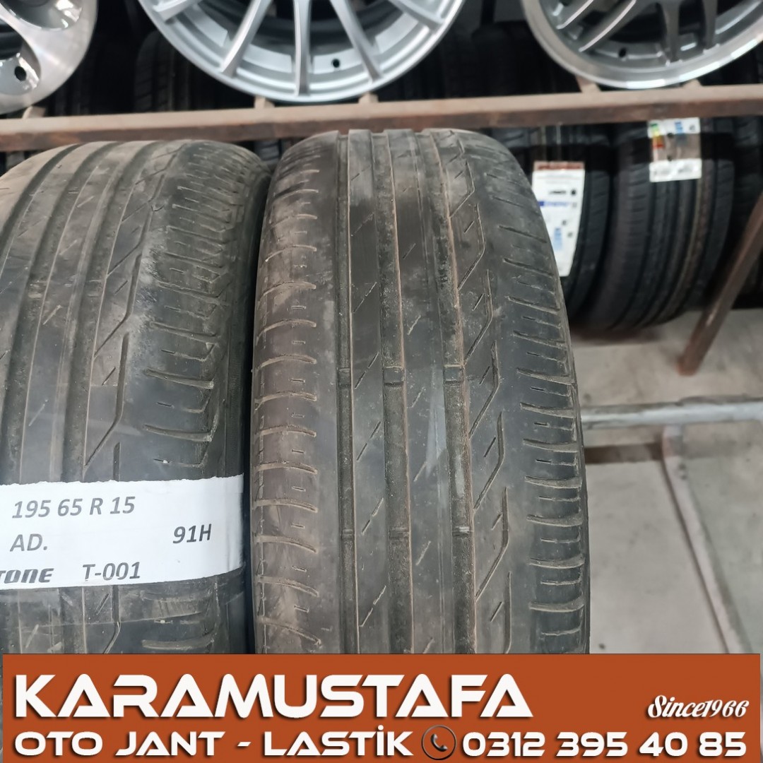 195 65 R 15 BRIDGESTONE T001 91H * 2020 * 2 ADET * CYL6082