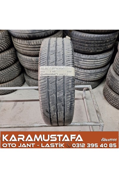 215 65 R 16 CONTINENTAL VANCO2 109T * 2018 * 1 ADET * CYL6101