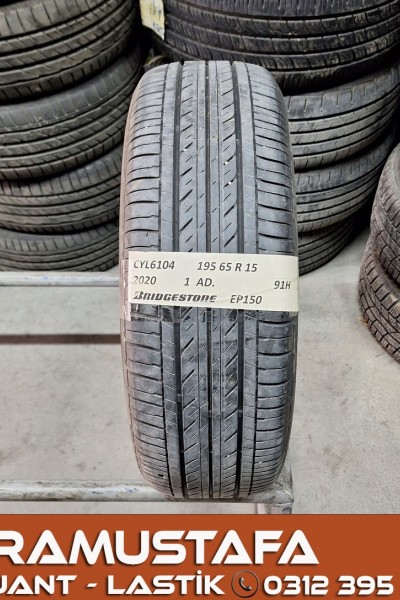 195 65 R 15 BRIDGESTONE EP150 91H * 2020 * 1 ADET * CYL6104